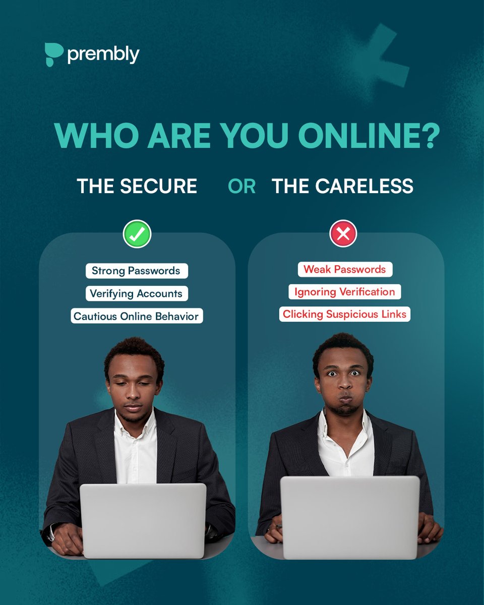 Small habits make a big difference. Be secure, not careless!