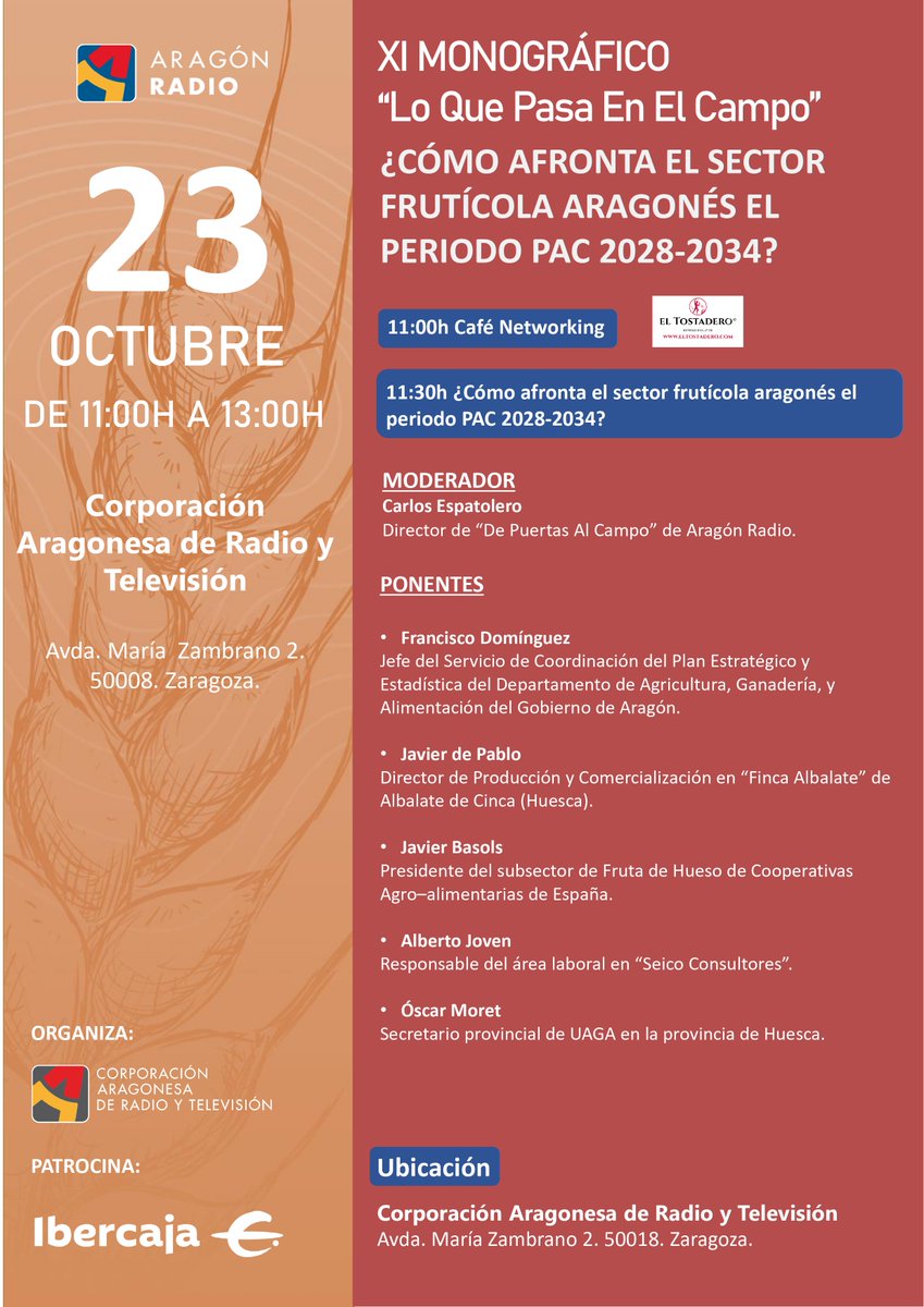 📋🍏 𝗫𝗜 𝗝𝗼𝗿𝗻𝗮𝗱𝗮 ❜𝗟𝗼 𝗾𝘂𝗲 𝗽𝗮𝘀𝗮 𝗲𝗻 𝗲𝗹 𝗰𝗮𝗺𝗽𝗼❜: ❜¿𝗖𝗼́𝗺𝗼 𝗮𝗳𝗿𝗼𝗻𝘁𝗮 𝗲𝗹 𝘀𝗲𝗰𝘁𝗼𝗿 𝗳𝗿𝘂𝘁𝗶́𝗰𝗼𝗹𝗮 𝗮𝗿𝗮𝗴𝗼𝗻𝗲́𝘀 𝗲𝗹 𝗽𝗲𝗿𝗶𝗼𝗱𝗼 𝗣𝗔𝗖 𝟮𝟬𝟮𝟴-𝟮𝟬𝟯𝟰?❜.
📲 𝗜𝗻𝘀𝗰𝗿𝗶́𝗯𝗲𝘁𝗲 𝗮𝗾𝘂𝗶́: tinyurl.com/z7svk62d