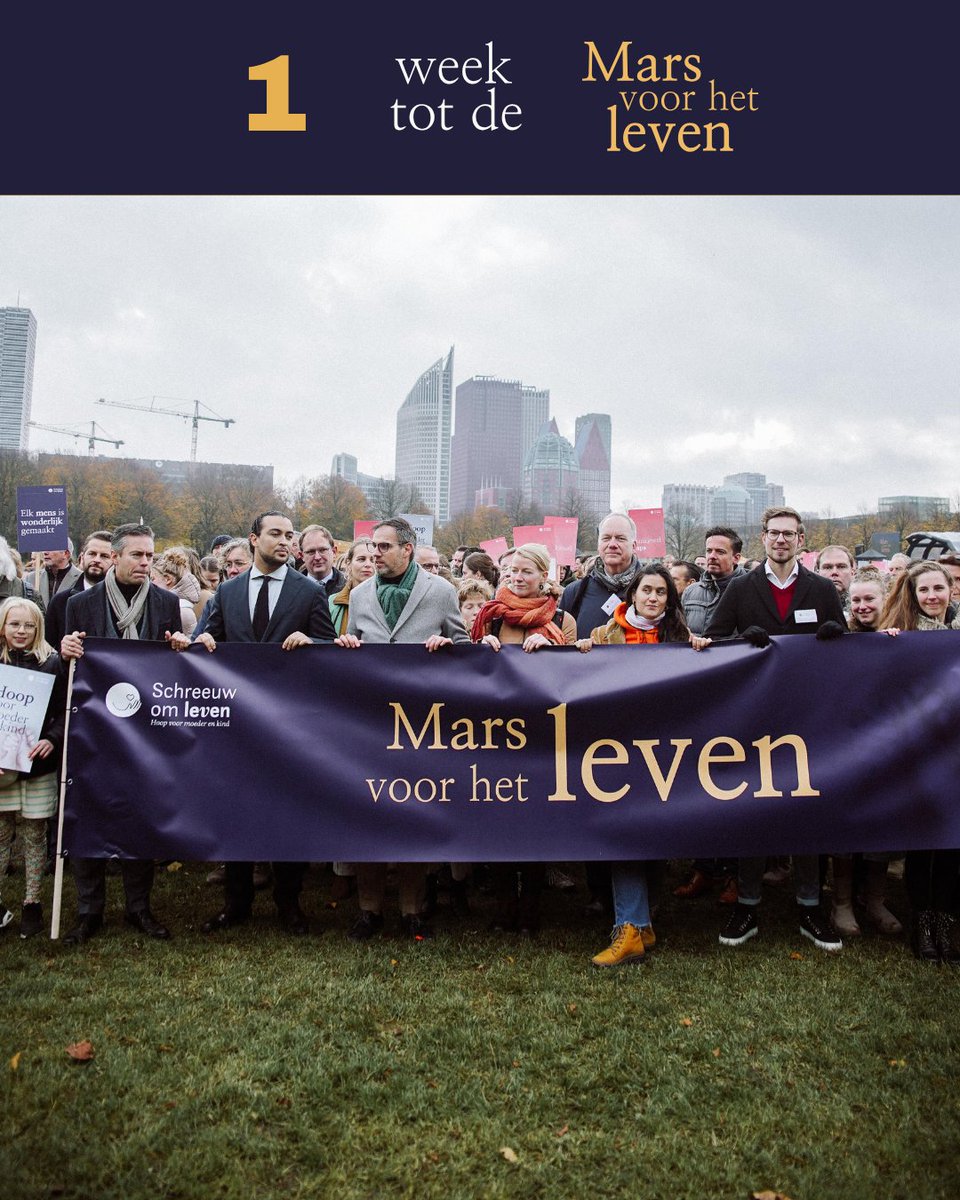 SchreeuwomLeven's tweet image. Volgende week zaterdag is het zover! De Mars voor het leven 2025, waar duizenden mensen een stille mars lopen met de boodschap 'Een abortusvrije samenleving!'. Ben jij erbij? 

📅 Zaterdag 15 november 2025
⏰ 11:00 uur
📍 Malieveld, Den Haag

#Marsvoorhetleven #stillemars…