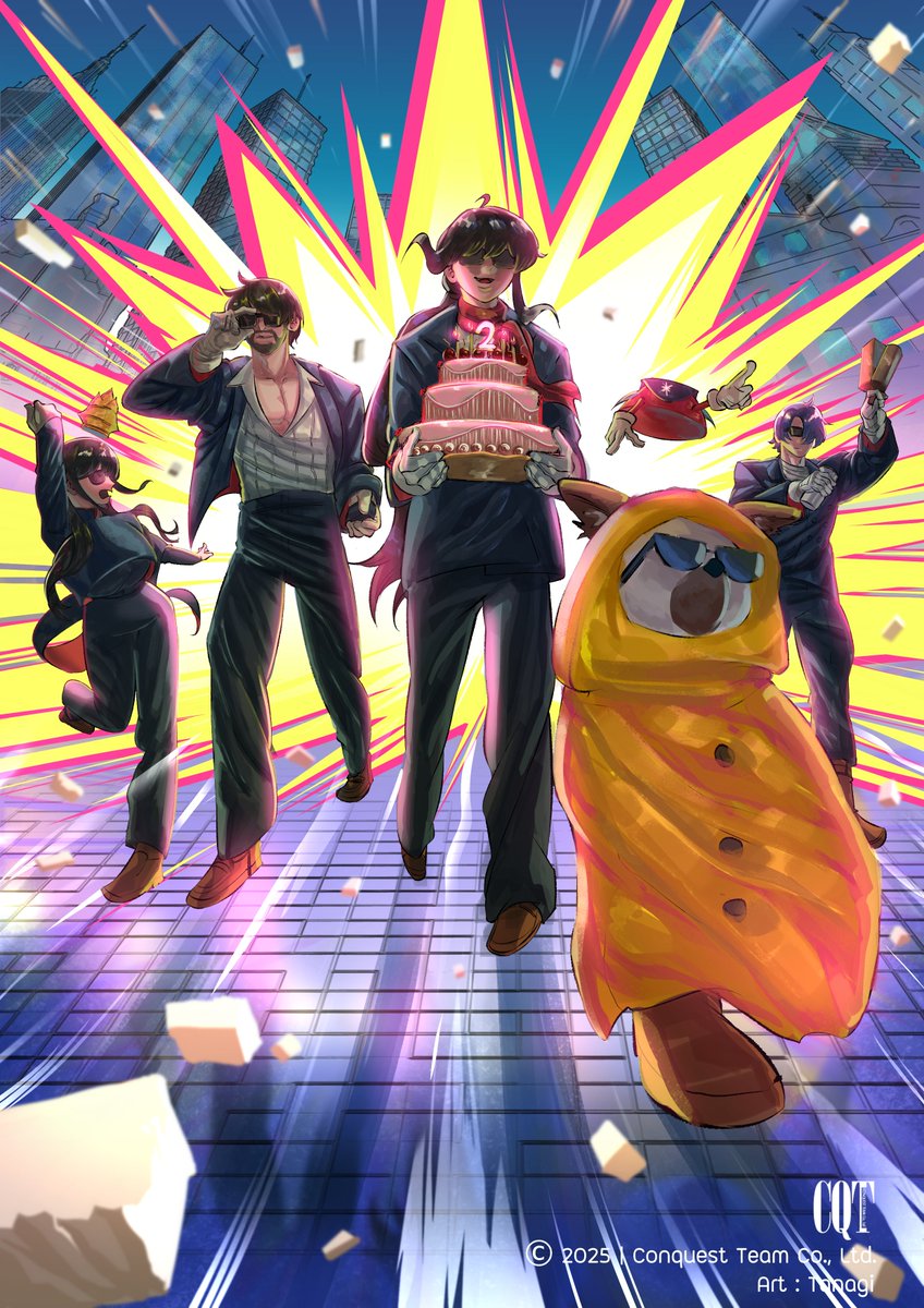 H.B.D. 2nd CQT!
แป๊บเดียวพวกเราก็เดินทางครบ 2 ปีแล้ว
พวกเราขอขอบคุณทุกท่านมาก ๆ เลยที่ติดตามผลงานและสนับสนุนเสมอมา พวกเราจะไม่หยุดผลิตผลงานและขอเป็นบริษัทเล็ก ๆ ที่ขอเป็นส่วนหนึ่งในการทำงานสาย"การ์ตูนไทย" ต่อไป
ขอขอบคุณทุกท่านและขอฝากเนื้อฝากตัวด้วยค่ะ!
- แอดหมูแก้ม
Art: Tanagi