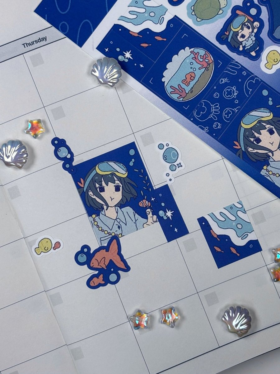 breadwithmold's tweet image. 🫧 푸른 바다를 담은 스티커🫧
아래 링크에서 판매 진행하고 있습니다!
naver.me/FMTDZnqH

#rt추첨 2분께 스티커를 무료로 보내드릴게요! 당발은 11월 1일에 하겠습니다