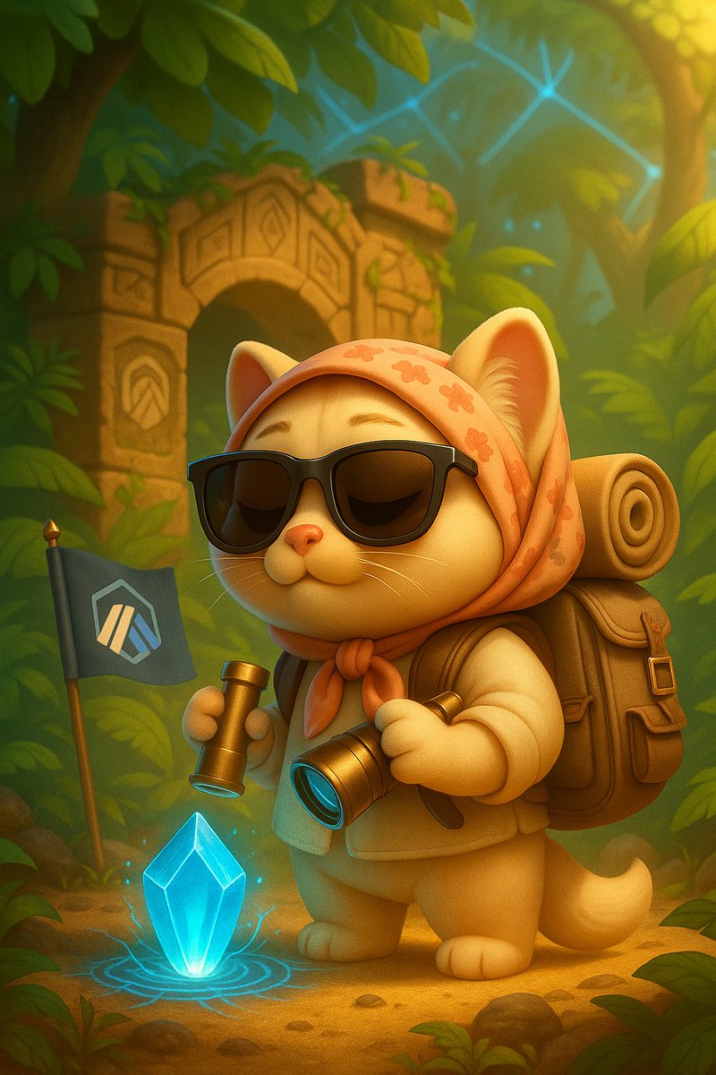 after days of sailing, we reached the island 

but what we found wasn’t gold or rest… it was a core pulsing with new energy. ⚙️🌴

beneath its glowing sands, we discovered a vault 
where real-world value meets onchain logic.
@Ostrich_app has opened that gate,
bridging