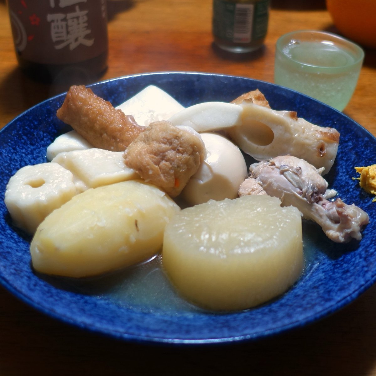 昨日からおでん仕込んでた。