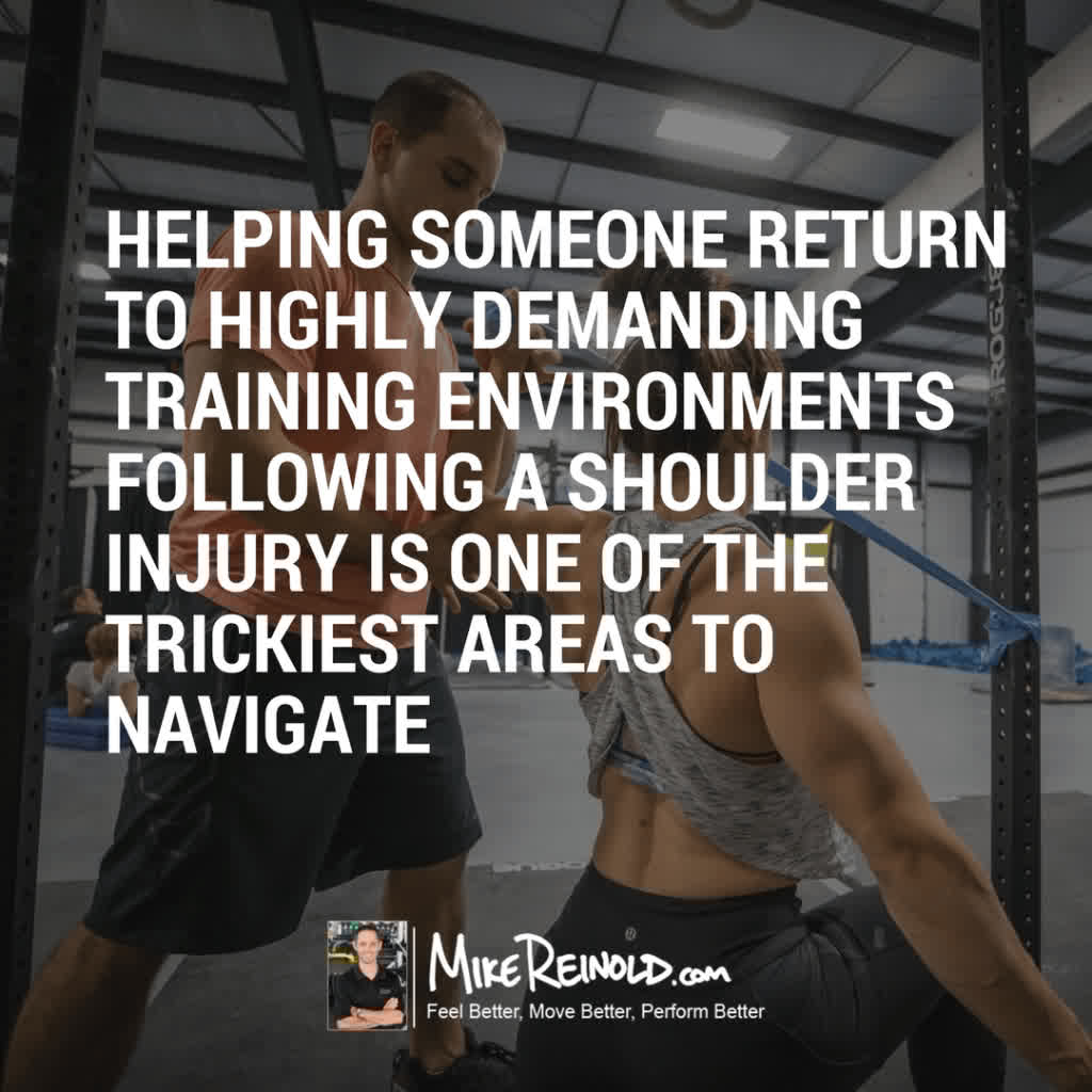 mikereinold's tweet image. Helping someone return to highly demanding training environments following a shoulder injury is one of the trickiest areas to navigate #DPTstudent mikereinold.com/mistakes-retur…