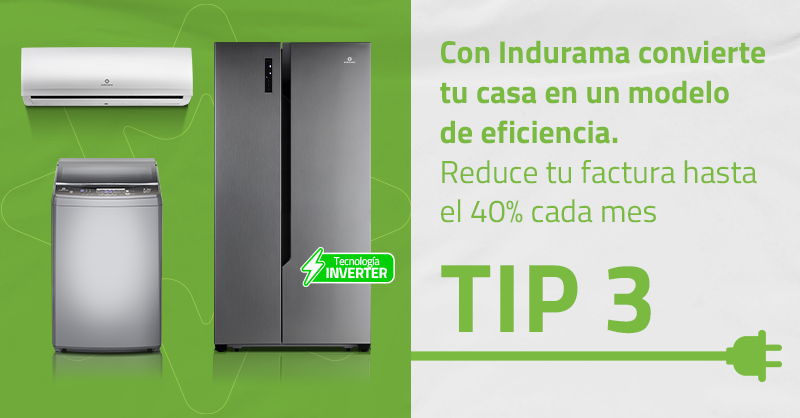 Ahorrar energía es más que una acción, es una forma de cuidar lo que amamos. 💙 🌎 Desde apagar tus electrodomésticos que no usas hasta elegir tecnología Inverter, cada paso cuenta.

Con Indurama, tu casa puede ser el cambio que el mundo necesita. 🏡

#InduramaEsConfianza