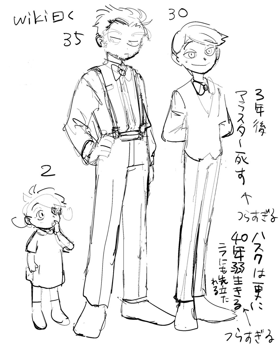 生前雇用組2
昨日これで衝撃受けてた　合ってるんだろうか
間違いであってほしい
