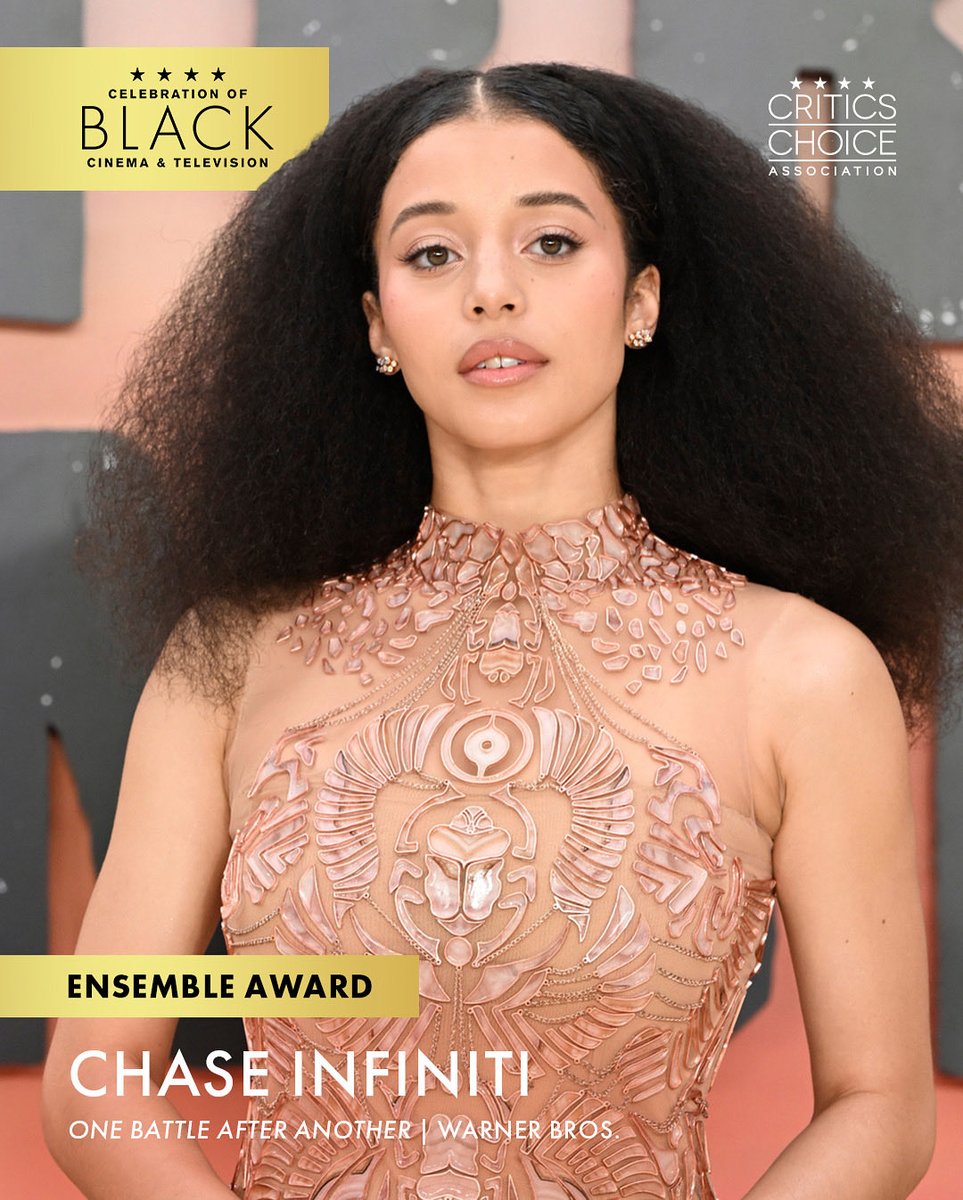 Congratulations to this powerful trio — Regina Hall, Teyana Taylor, and Chase Infiniti!
The actresses will be honored with the Ensemble Award for their performance in <a href="/warnerbros/">Warner Bros.</a>.’s action thriller “One Battle After Another” at the 8th Annual Critics Choice Celebration of Black