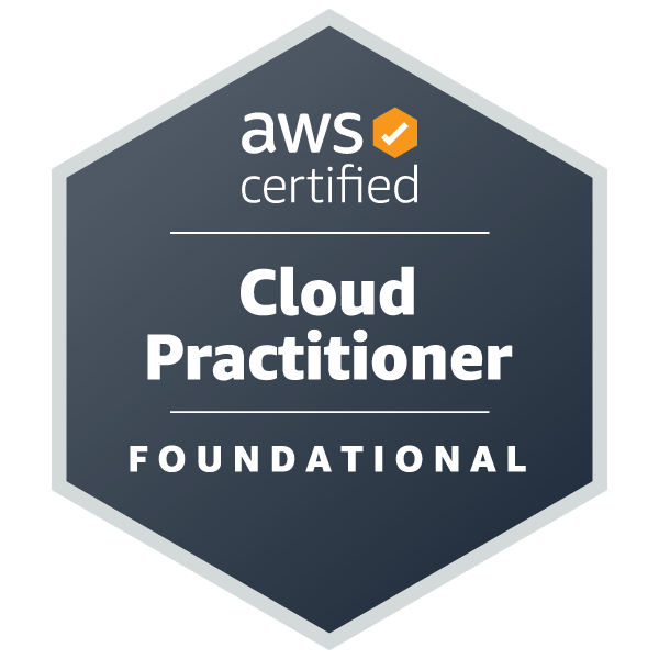 dgomez's tweet image. aprobe el examen!!
certificado como AWS Cloud Practitioner. :)