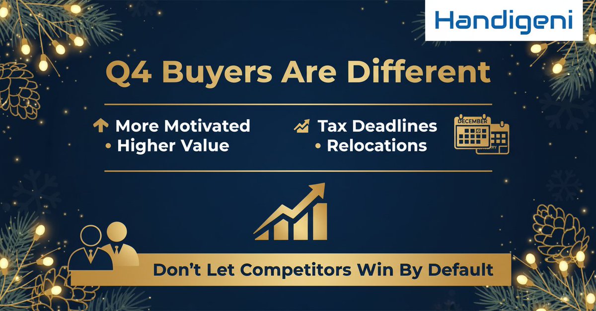 The weekend after Thanksgiving is one of the highest inquiry periods of the entire year.

Smart agents aren't answering every call themselves—they're using AI voice agents that capture property details, answer questions, and book appointments 24/7.

Experience it here: