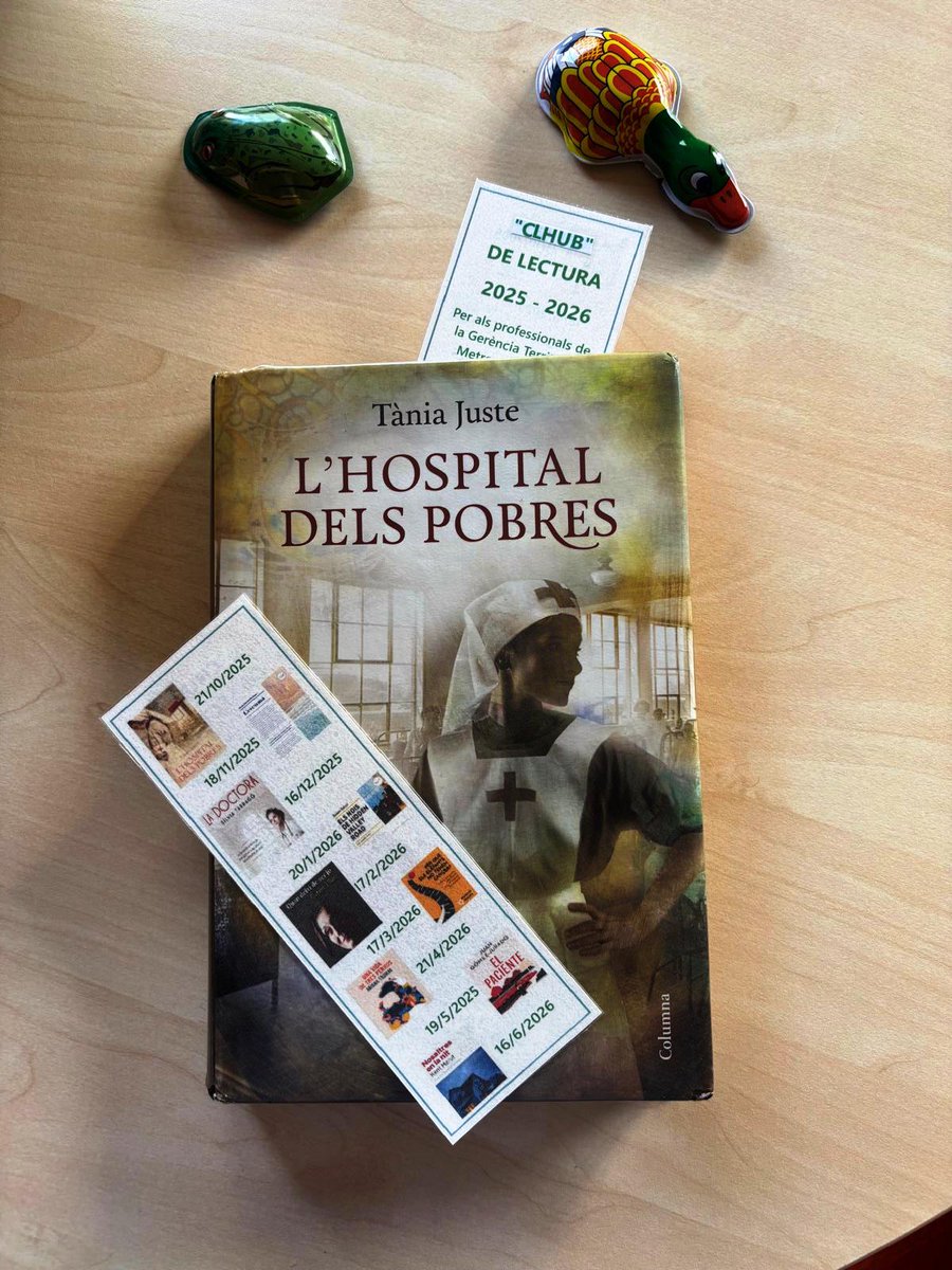 Avui 1a sessió d'una nova edició del Club de Lectura per a professionals (ja la 6a!) amb uns anys apassionants per a Barcelona: els darrers de l'Hospital de la Santa Creu i els de la construcció de l'<a href="/HospitalSantPau/">Sant Pau - Campus Salut Barcelona</a>, que <a href="/TaniaJuste/">Tània Juste</a> pren com a sòlida base de "L'hospital dels
