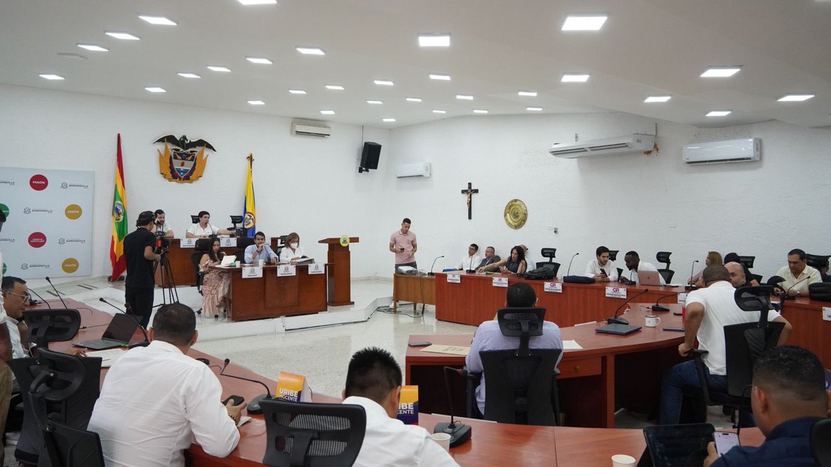 Concejodebaq's tweet image. 🔴🎥 Transmisión en vivo: Sesión Plenaria del Concejo Distrital de Barranquilla. 

📌 Elección Contralor General Distrito de Barranquilla - 2026 - 2029. 

📎 youtube.com/live/v5uRSO22_…