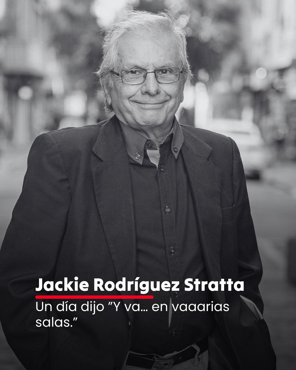Desde Grupocine despedimos con profunda tristeza a nuestro amigo Jackie Rodríguez Stratta, quien durante años nos acompañó con una pasión por el cine que trascendía la pantalla.

Nuestras condolencias a su familia, colegas y seres queridos.