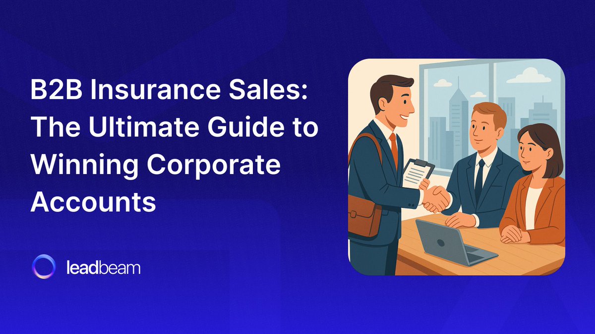 leadbeam_ai's tweet image. Top producers are adapting fast:
✅ Automate admin work with AI
✅ Spot risks before they happen
✅ Build stronger, data-driven relationships

Learn how to win more corporate accounts in 2025 👇
shorturl.at/AV7bX

#fieldsales #insurancesales #salesoperations #outsidesales