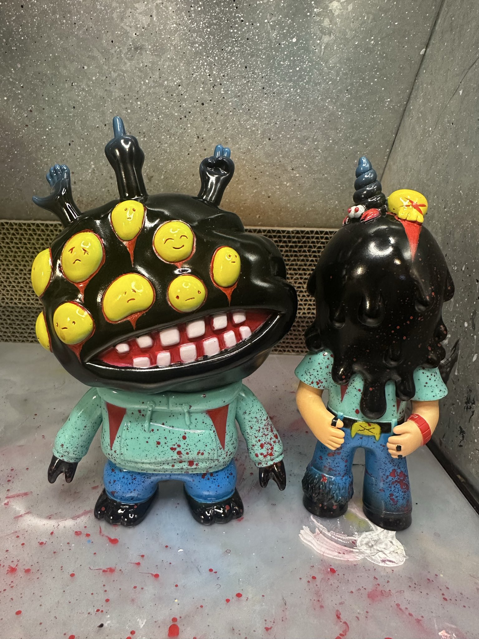 意識他界系 デビルマン メルトくん ソフビ 永井豪 ステッカー付き 意識