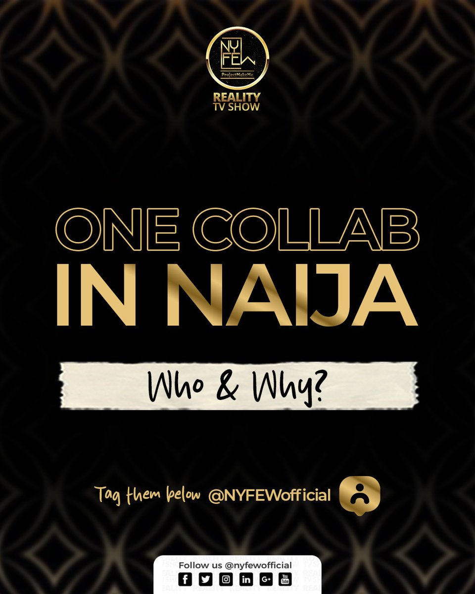 NYFEWofficial's tweet image. If you could make ONE dream collab happen in Naija right now, who&apos;s the duo?
It could be music, fashion, beauty, content... anyone!

Drop that combo that would shake the internet.
#NYFEW #FutureMeLoading #NaijaCreatives
#ProjectMakeMe #dreamcollab