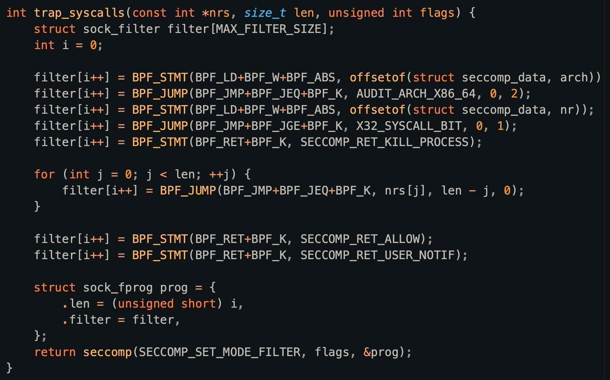 0xor0ne's tweet image. Reliable Linux system call interception

blog.mggross.com/intercepting-s…

#cybersecurity #Linux
