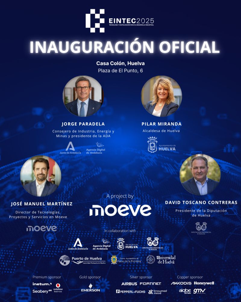 Mañana empieza #EINTEC25 y desde la ADA participamos con
🔹<a href="/ParadelaJSr/">Jorge Paradela</a>, consejero de <a href="/IndustriaAnd/">Consejería de Industria, Energía y Minas</a> y presidente de la ADA
🔹<a href="/RaulJimenezJ/">Raúl Jiménez Jiménez</a>, director gerente
🔹Manuel Escobar, Servicios Digitales y Analítica del Dato
🔹Eloy Sanz, Servicio de Ciberseguridad
eintecspain.com