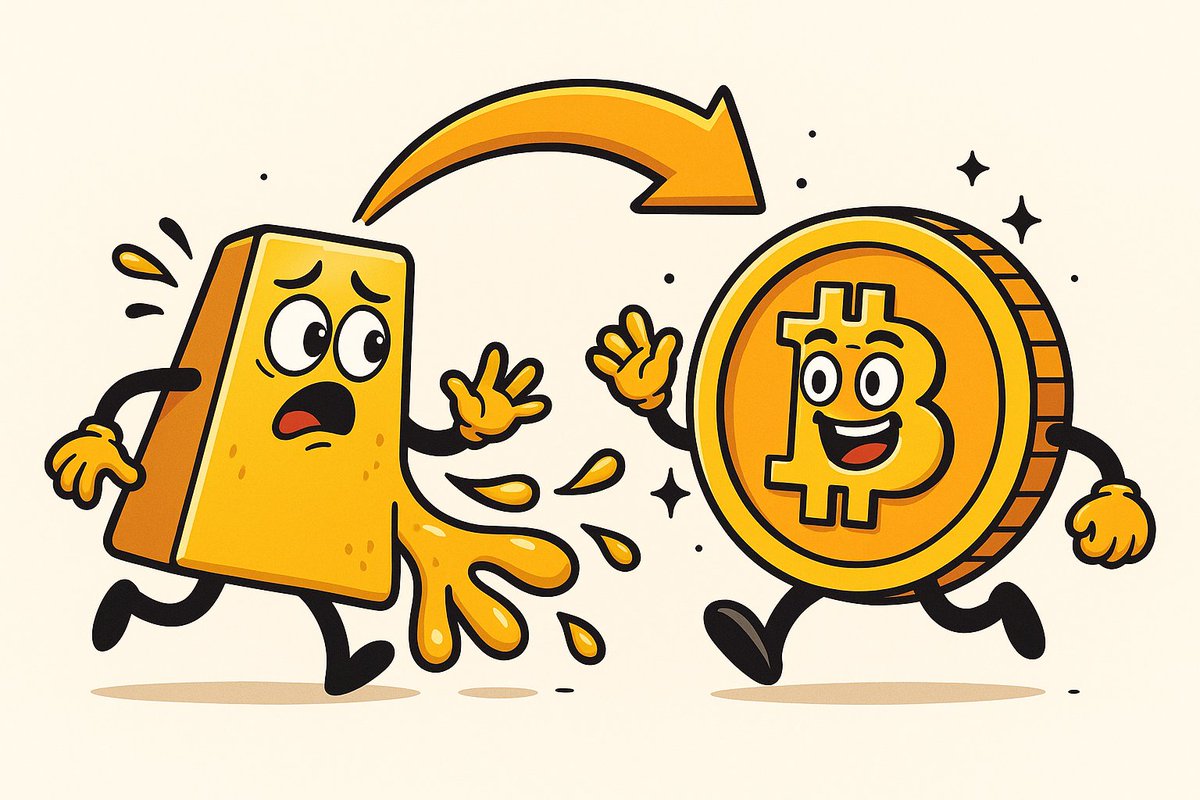 GoldtoBtc's tweet image. The final Gold rotation to BTC has started.