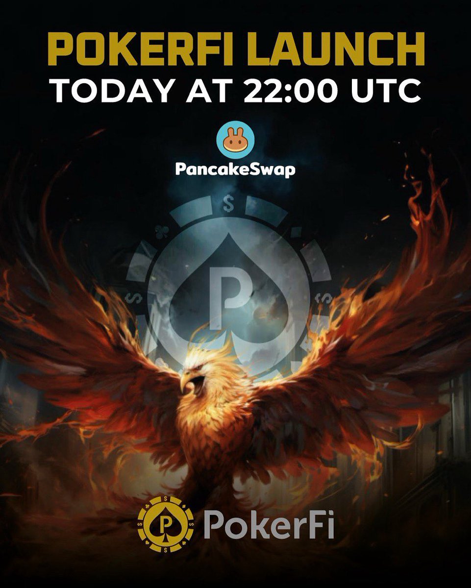 PancakeSwap launches POKERFI today at 22:00 UTC.
Plus lots of new features, partnerships, an engaged community, and much more.
Don’t miss this opportunity. t.me/PokerFiEnglish…