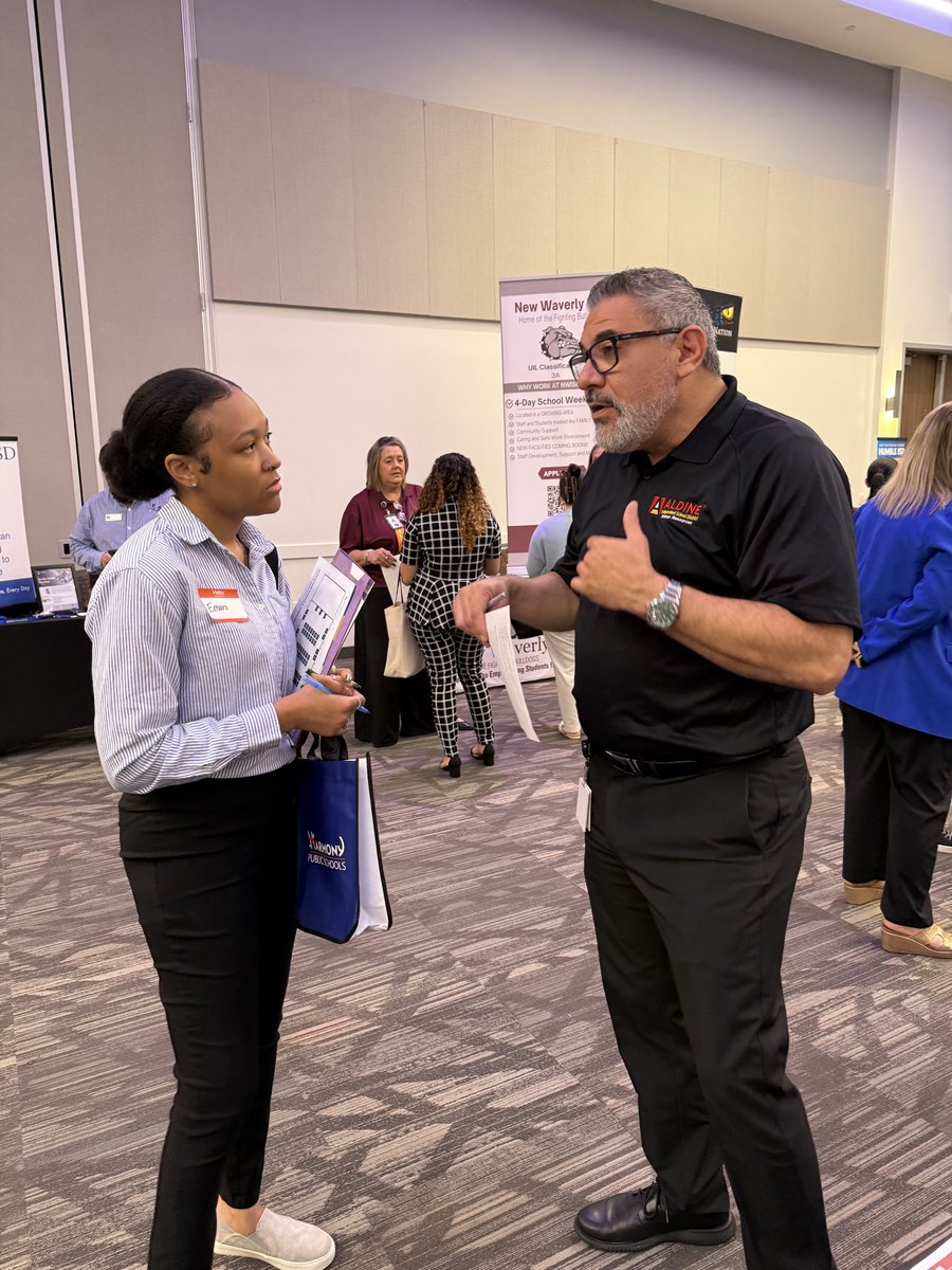 Aldine ISD is proud to be recruiting <a href="/SamHoustonState/">Sam Houston State</a> Bearcat student teachers! 🎓 Join our story of shaping young minds and making an impact in education. #BearcatPride #AldineISD