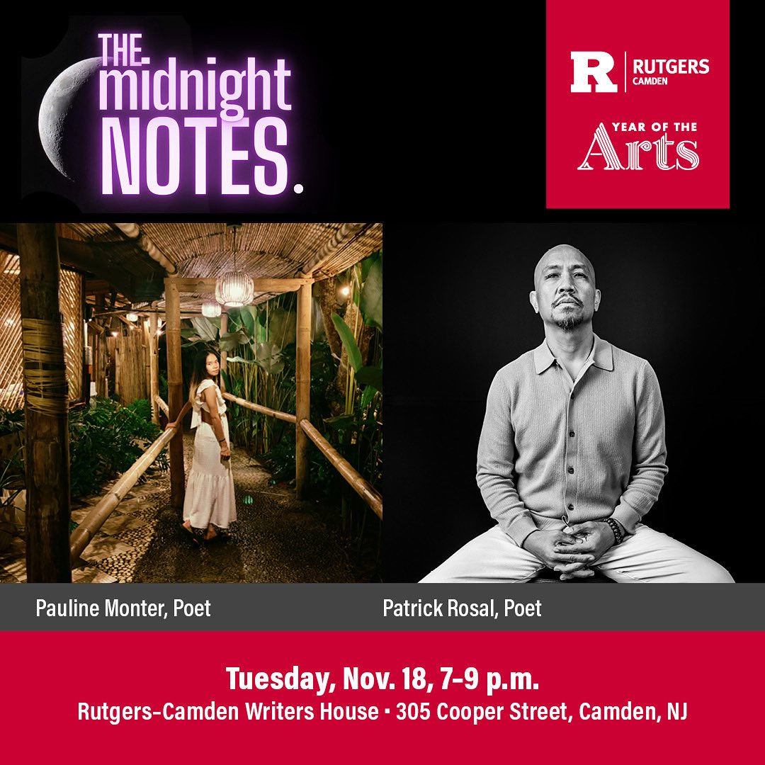It’s our last collab of the year with <a href="/NVWritersHouse/">Nick Virgilio Haiku Association</a> as part of the Chancellor’s Year of the Arts, so we’re bringing you not one but TWO featured poets! Join us Nov 18 from 7-9 in the Writers House, where we’ll write on the theme of roots/ancestry. Enter through rear door! 🌙🎤