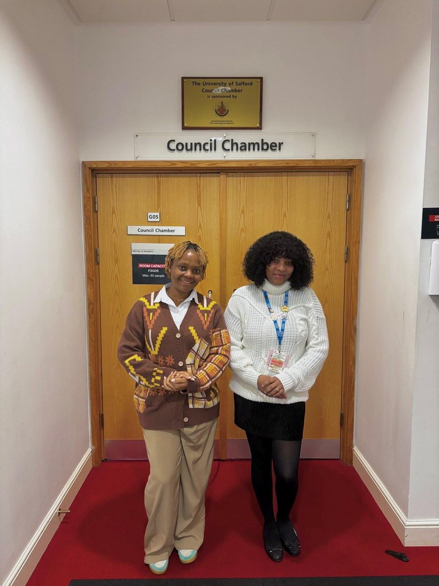 daberek's tweet image. Honoured to speak about the Apprenticeship Programme alongside my fellow student representative, Melissa, to the council members at the University of Salford on 17.10.25. A great opportunity to share our student experiences and perspectives. #UoS#SNAapprenticeship