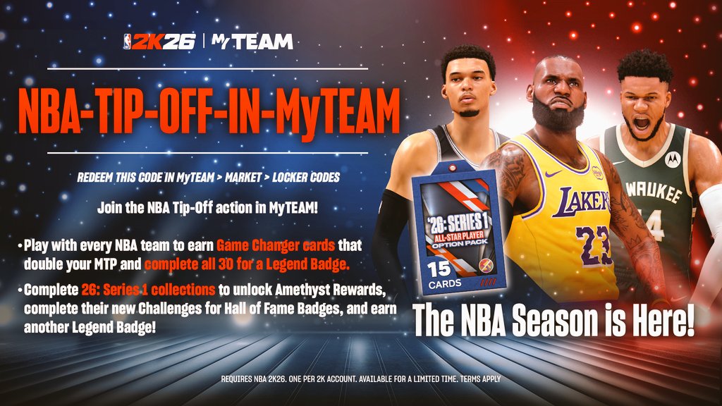 tsmolz's tweet image. Who needs to rip packs when you have a LOCKER CODE?? 👀
NBA-TIP-OFF-IN-MYTEAM