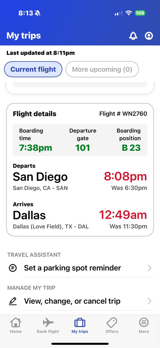musicmaker1994's tweet photo. @SouthwestAir  my flight home yesterday got delayed a lot and I missed a meeting due to the delay can we make this right ? https://t.co/9fQzl9dKdS