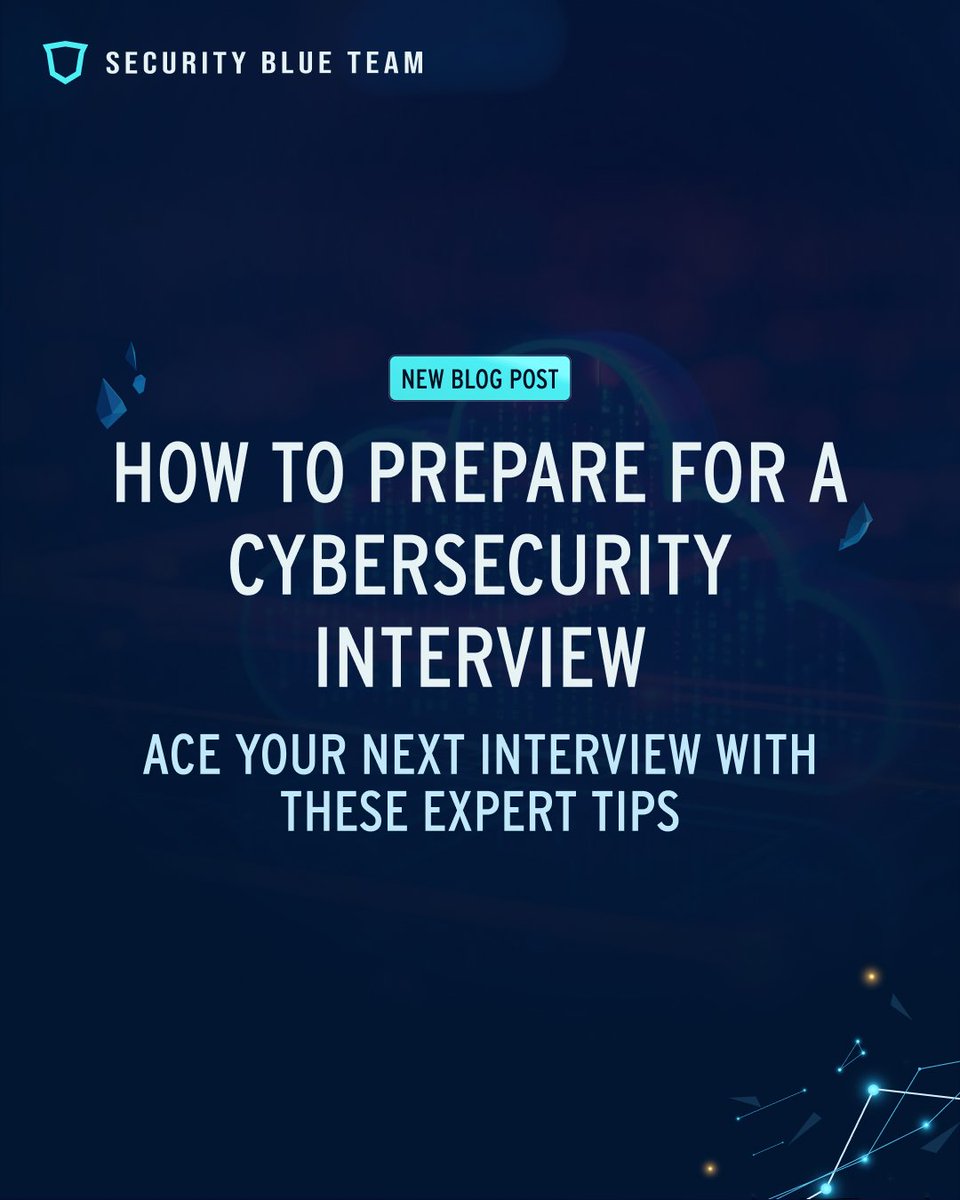 Preparing for a Cybersecurity Interview? Here’s how to stand out.

Landing your next role in cybersecurity takes more than memorizing frameworks or tools, it’s about demonstrating your curiosity, adaptability, and real-world experience.

In this blog, we’ve broken down key steps