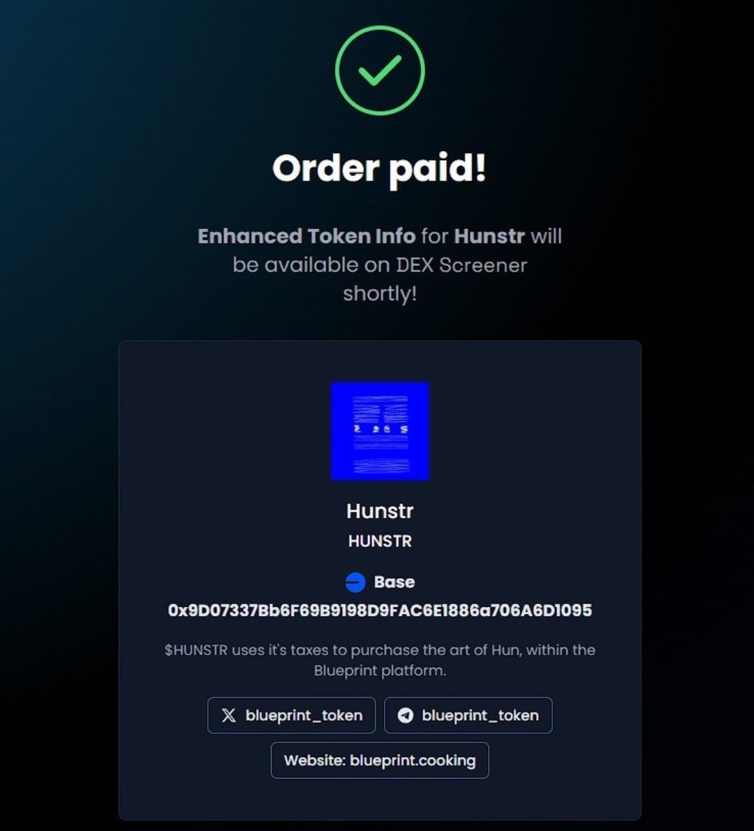 blueprint_token's tweet photo. Dexscreener update incoming! https://t.co/Omk8FxGpes