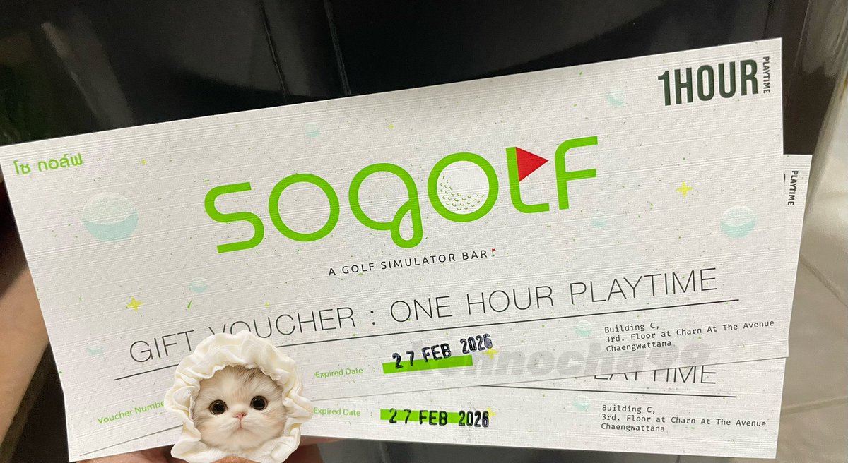 ksdhsvt's tweet photo. แจกว้อยเชอร์ตีกอล์ฟค้าบ 
(ไปเป็นโปรกอล์ฟแบบพี่ดารา⛳️😎)

: RT เมนชั่นคีย์เวิร์ด+แท็กข้างล่างได้เลยค้าบ

OST BY FIRSTONE
#จากฝันOSTเขมจิราต้องรอด https://t.co/bwGFkSJ0cp