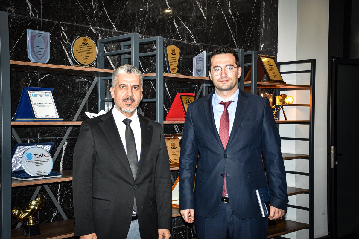 Erbiloglu's tweet photo. Türkiye İşbirliği ve Koordinasyon Ajansı (TİKA) Irak Koordinatörü Sn. Ömer Faruk Mergen’i TEBA’da ağırladık. Kurumumuzu gezdirerek çalışmalarımız hakkında bilgi aktardık. https://t.co/ATqtkKwuqf