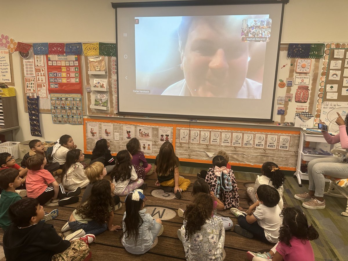 Had a blast talking weather with the kindergarteners at Aventura Community School in my hometown of Nashville! 🌦️ Such great questions and energy from the next generation of weather lovers! #WeatherEducation