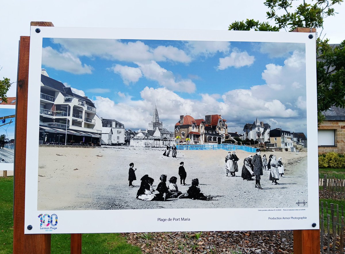 valerie7456's tweet image. La réunion d’hier et d’aujourd'hui en photo 📷
Une jolie exposition sur l’Esplanade de l’Océan à #Larmor 😊