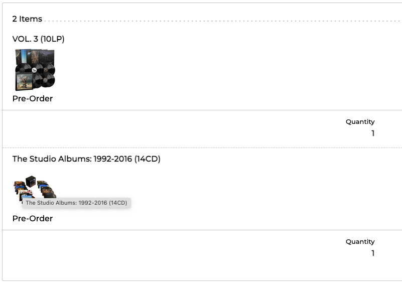 ついにDream TheaterのLPコレクション『Dream Theater Vol.3』発売！収録は『The Astonishing』まででしたね💡

そしてCDの方も2nd〜13thを収録した『The Studio Albums: 1992-2016』が発売します！CDは全部持ってるけど、誰かに布教することもあるかもしれないし注文しちゃいました！