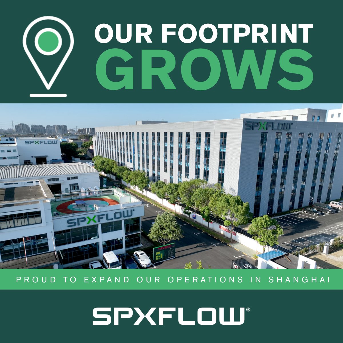 We’ve expanded our Shanghai Xidu facility to 12,000 m², boosting service speed, safety and sustainability for customers across China and Asia-Pacific.
Read the full story in today's press release: bit.ly/42RZdYi

#SPXFLOW #BusinessGrowth #Manufacturing #APAC