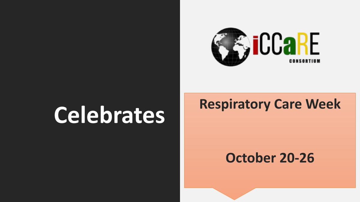 iCCaRE Consortium celebrates Respiratory Care Week.

Respiratory Care Week recognizes the vital contributions of respiratory therapists and highlights the importance of respiratory health.