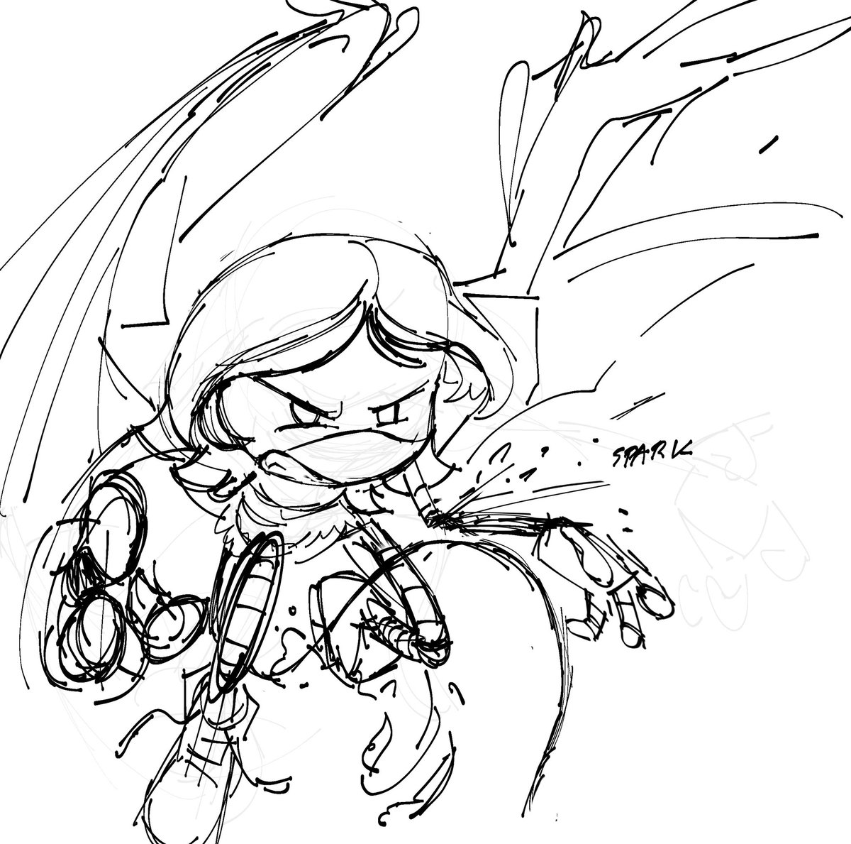 Iycandrone's tweet image. aaaand more wips #murderdrones #nuzi