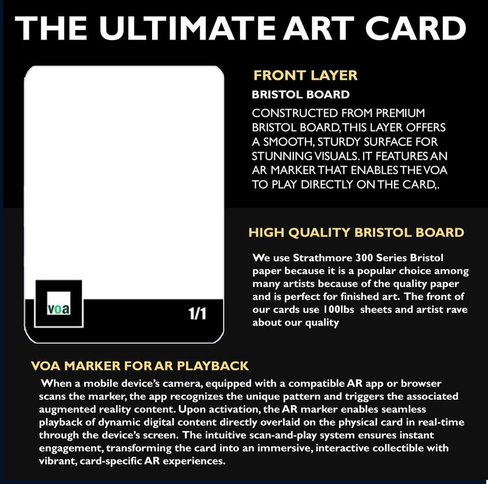 NewTechLabs's tweet photo. Artists — Meet the Ultimate Art Card
Your art deserves more than paper. The Blank VOA Art Card transforms every sketch, painting, or signature into an interactive collectible #VideoOfAuthenticity #VOA #ArtCard #ArtistTools #SketchCard #CollectibleArt #NFCart #ARart #ArtistMade https://t.co/AymNURO8iB