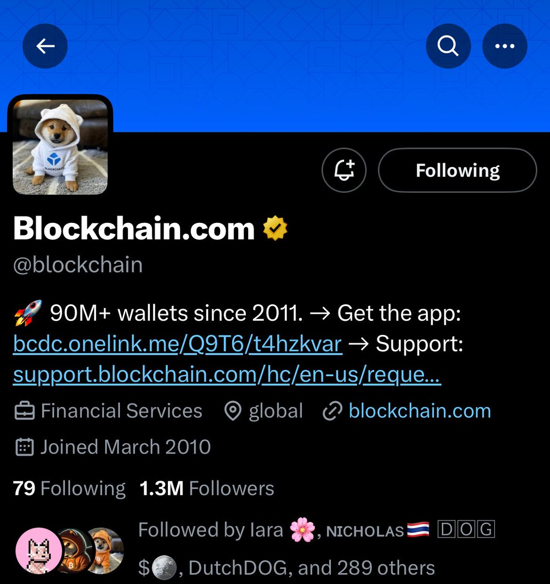 Bitmax (@bitcoinmaxclub) on Twitter photo ‼️BREAKING ‼️
Blockchain.com, the oldest Bitcoin web wallet, joins the $DOG ARMY.
$DOG ARMY IS INSANE <a href="/blockchain/">Blockchain.com</a> . ‼️BREAKING ‼️
Blockchain.com, the oldest Bitcoin web wallet, joins the $DOG ARMY.
$DOG ARMY IS INSANE <a href="/blockchain/">Blockchain.com</a> .