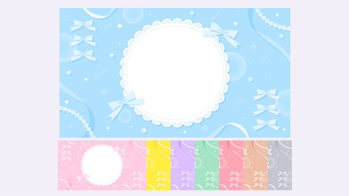 okumono1's tweet image. 🌟NEW🌟
👗パステルかわいいテーマカラー背景(8種)
sozaino.site/archives/27655
sozaino.site/archives/27676
sozaino.site/archives/27681
立ち絵や衣装の背景、記念日のサムネなどいろんな場面で使えるフリー素材です。
16:9、9:16、1:1の3パターン✍️
#フリー素材 #Vtuber素材
