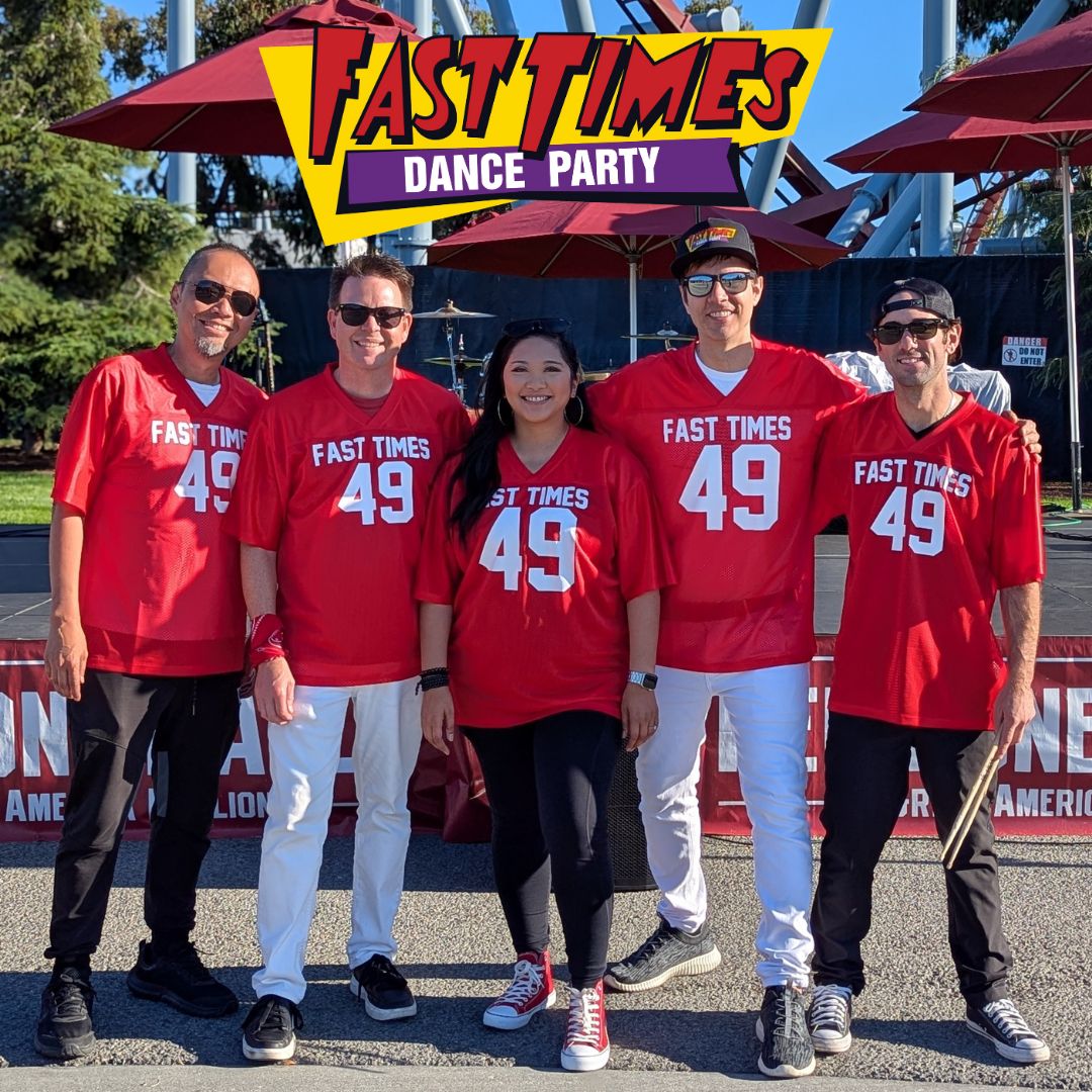 FastTimes80s's tweet image. We got our new 49er Jersey's! Band name on the front &amp;amp; our names on the back. See Fast Times perform at ALL  49er home games at Levi's Stadium. 49ers win every time we perform.

#FastTimes #FastTimes80s #FastTimesBand #FastTimesRocks #FastTimesLive #FastTimesDanceParty #49ers