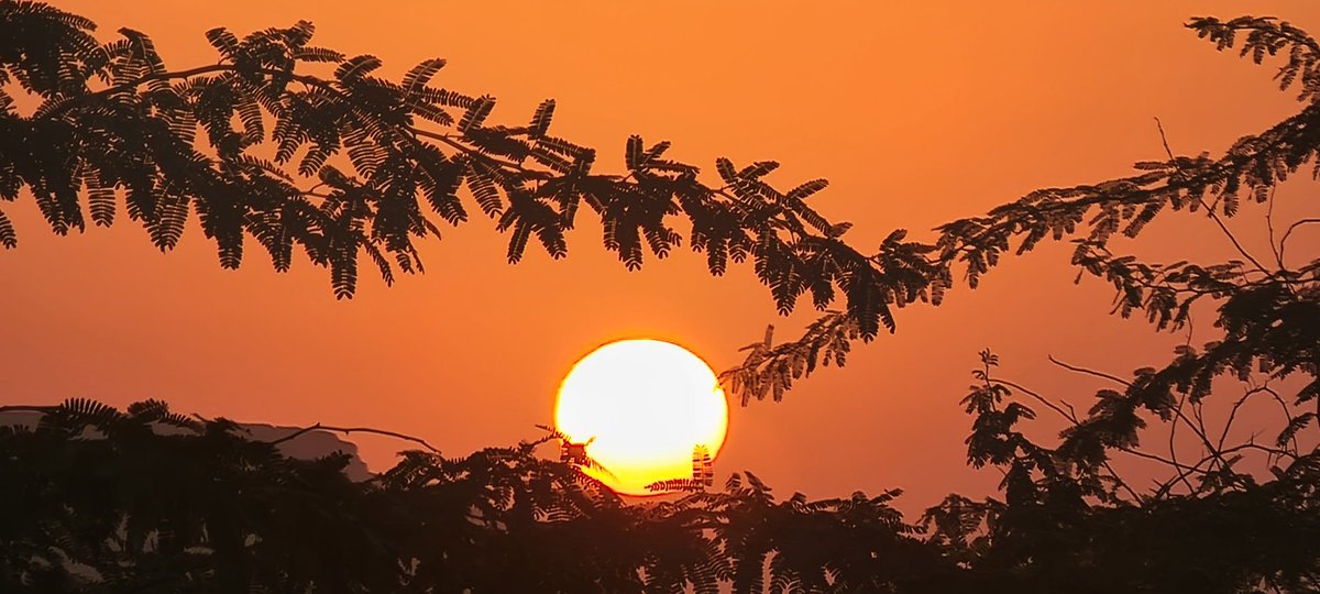 غروب الشمس هذا اليوم