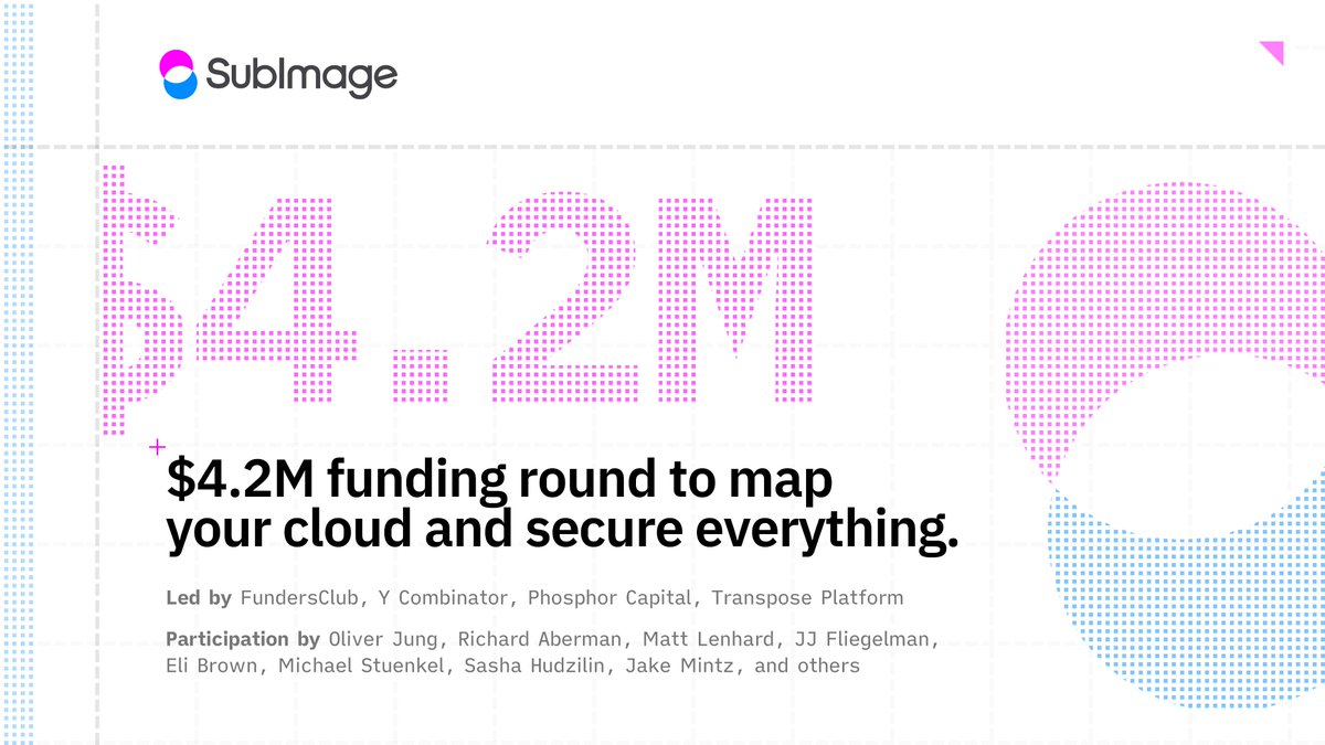ycombinator's tweet image. Congrats to @alexchantavy, @kunaalsikka, and @SubImageSec on their $4.2M seed!
From the creators of Cartography at @Lyft, SubImage is an open-core alternative to Wiz, using AI to show how vulnerabilities and access paths lead to compromise.
subimage.io/blog/funding