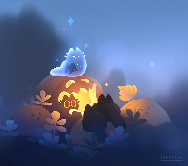Spooky friends🎃✨