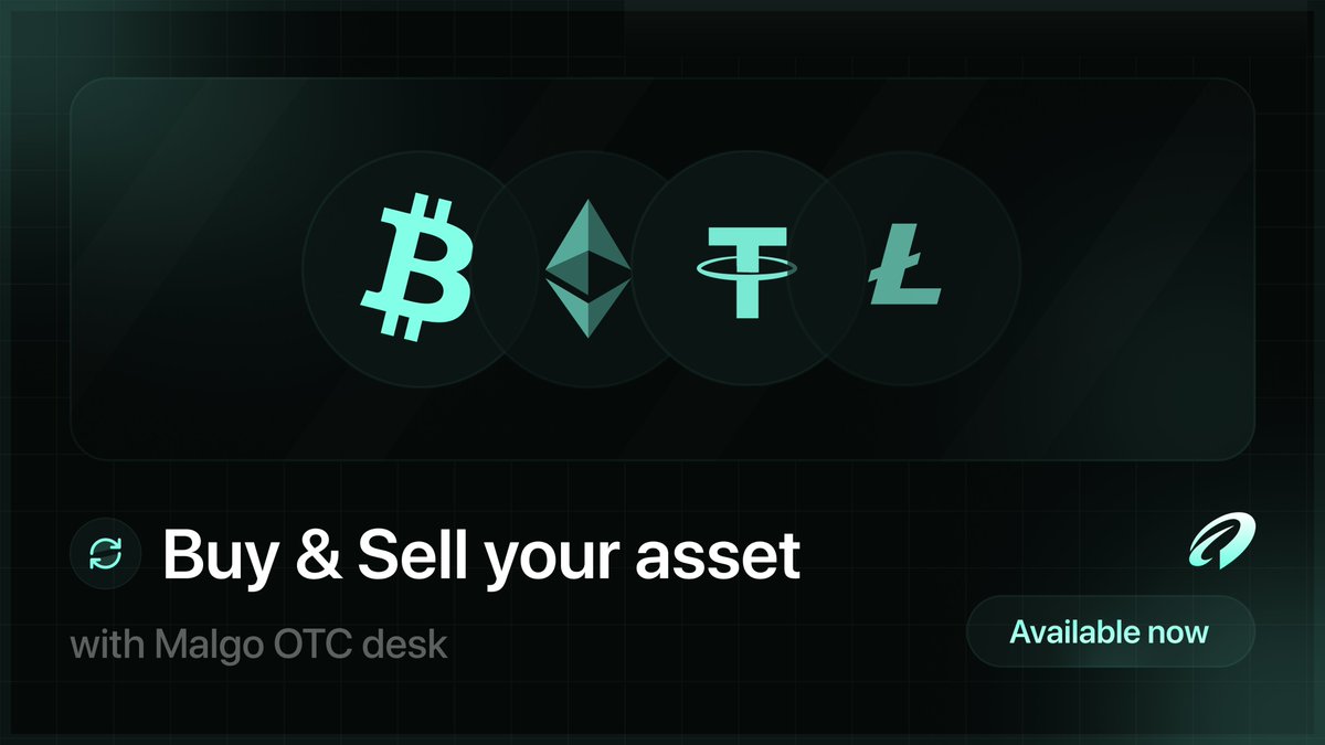 MalgoFinance's tweet image. P2P Markets 👥
Trade directly with other users in a secure, decentralized environment, without limits.
Buy or sell BTC, XMR, ETH, and more, securely, no KYC.
Enjoy full control of your funds while accessing global liquidity and competitive rates.