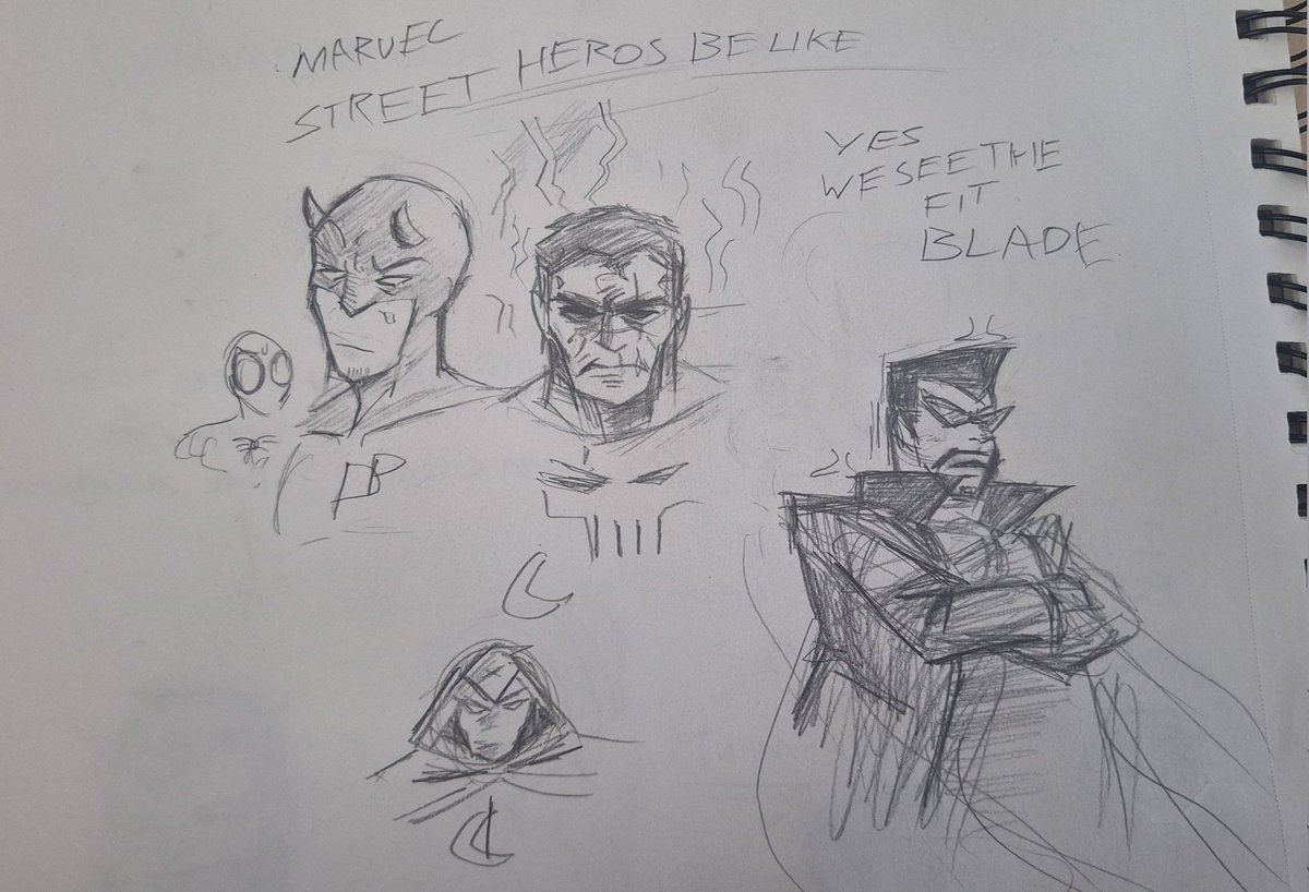 cheesywheesy121's tweet image. Marvel sketches idk man