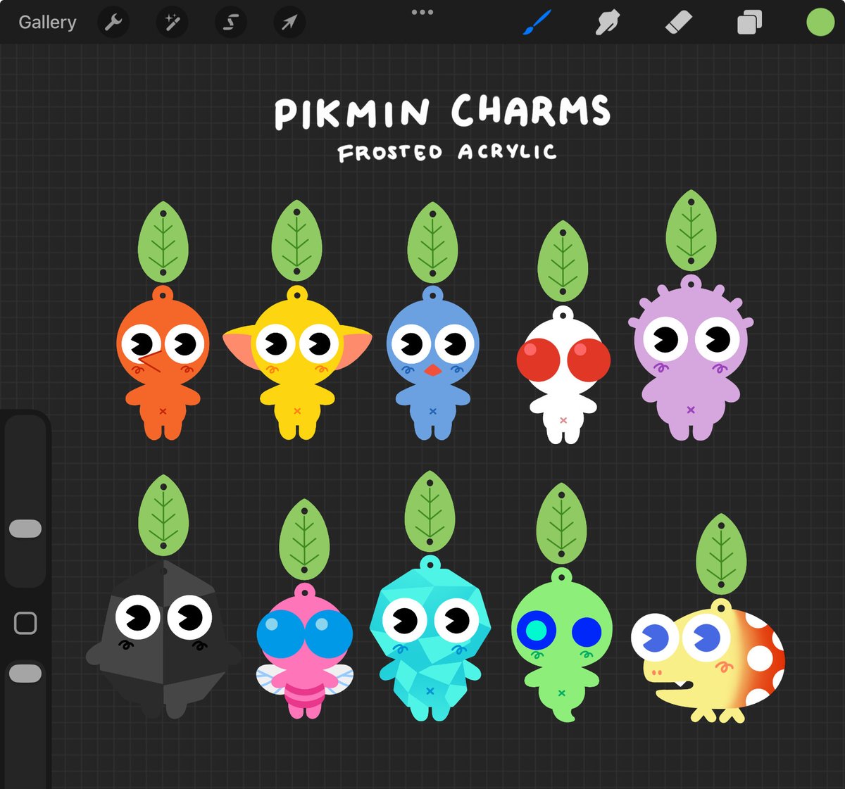 Deltarune and Pikmin mockups!!
