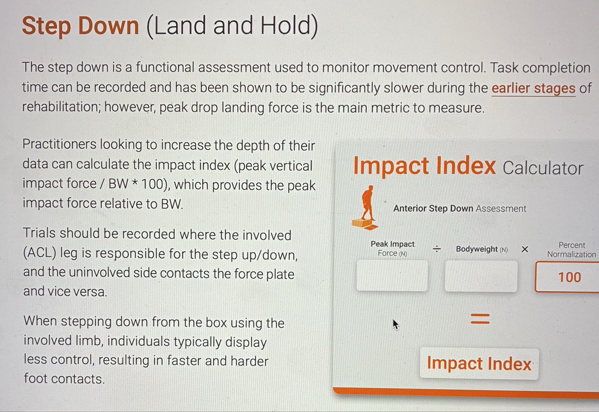 paulread1010's tweet image. Impact index differences are visible when the ACLr limb is completing the step down from the box &amp;amp; can easily be measured and observed via the force time curve. Progression over time indicates improved knee control @VALDPerformance @LSIDubai resources.valdperformance.com/practitioners-…