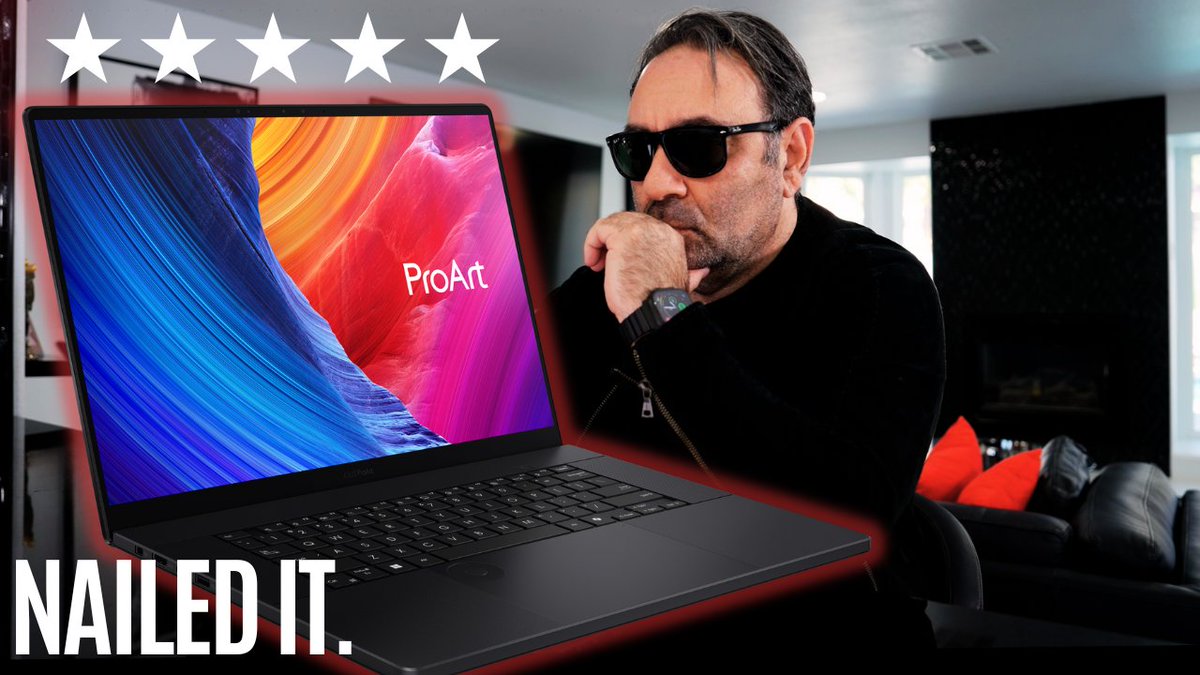 2025 Asus ProArt P16 REVIEW (RTX 5090): THE DREAM MACHINE? youtu.be/gyRguN5kvrw?si… 
<a href="/ASUS/">ASUS</a> <a href="/AMD/">AMD</a>